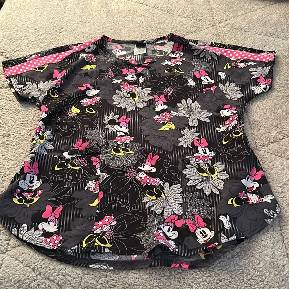 Mini Mouse Scrub Top